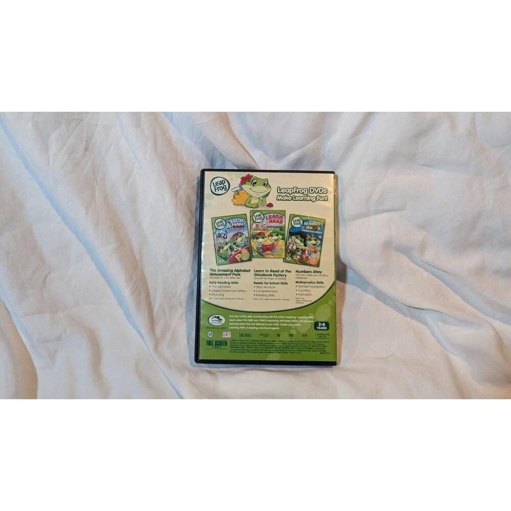 Leap Frog 3 Dvd Learning Collection (Missing Amazing Alphabet)